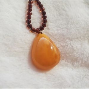 Butterscotch amber necklace